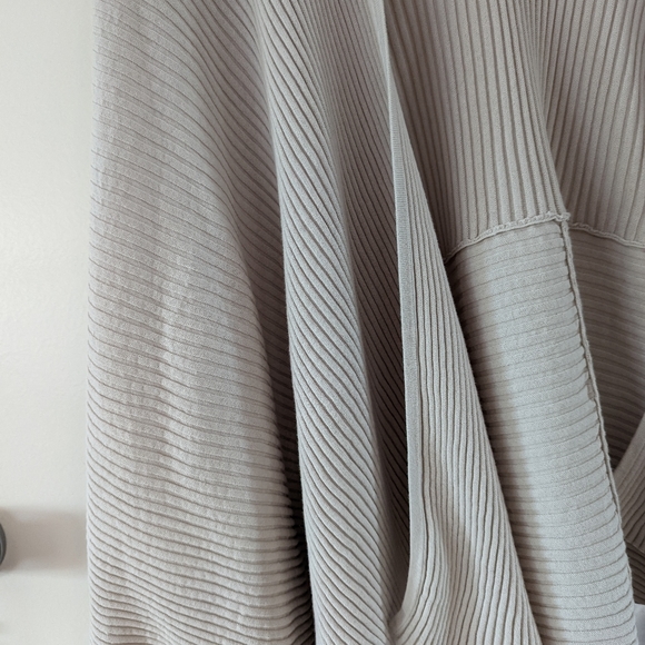 COS Beige Cream Ribbed Wrap S / XS - Picture 3 of 4
